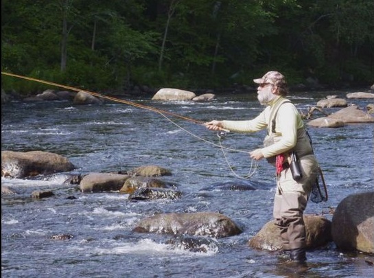 8.	Fly Fishing on the West Branch of the Ausable.