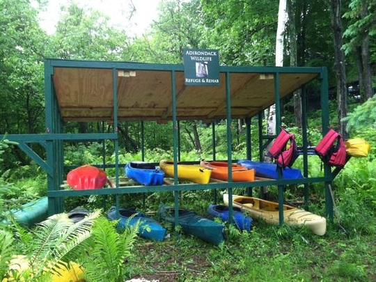 13.	Kayak and Canoe rack