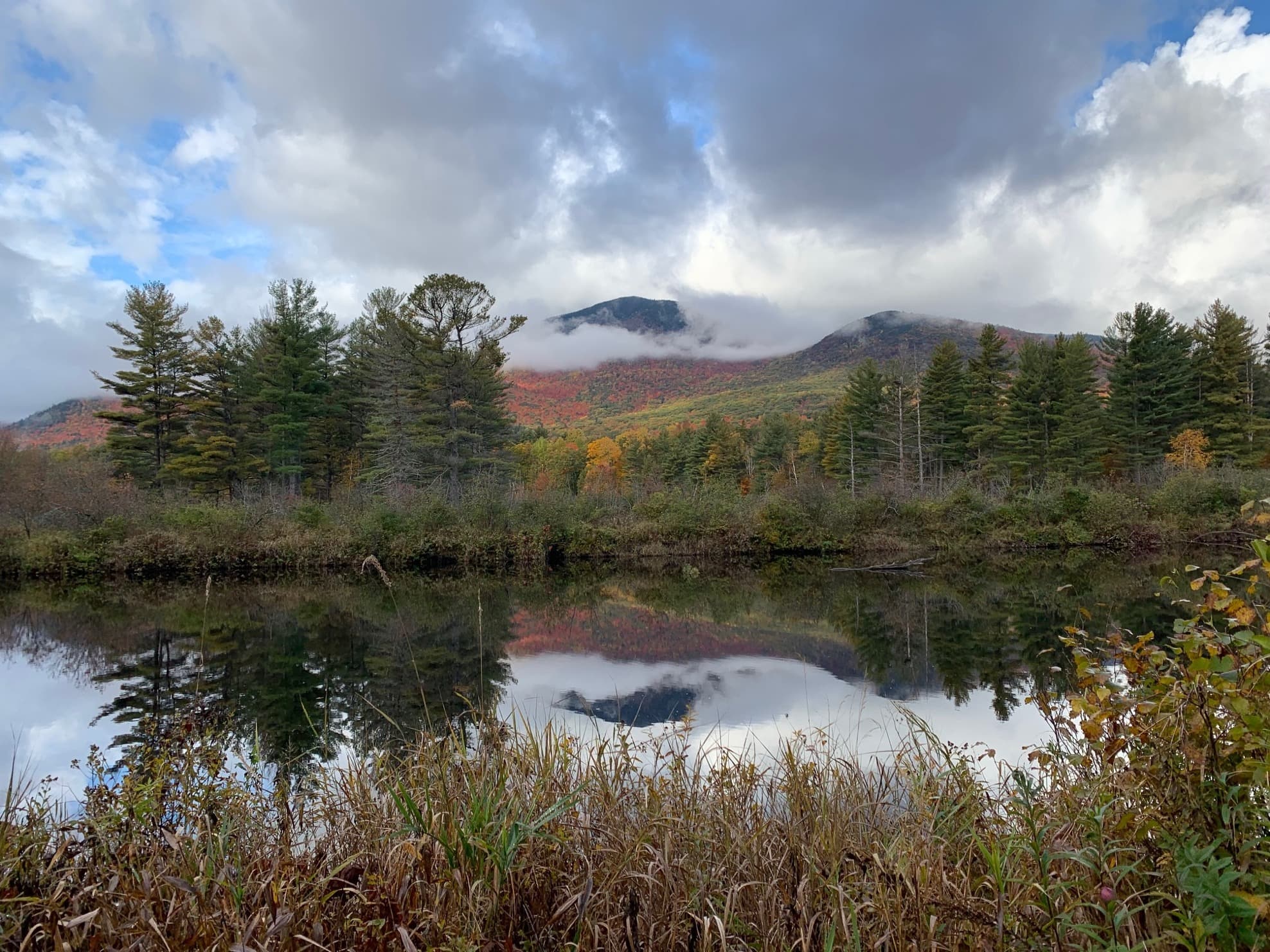 23.	Whiteface and Esther Mountains in Autumn