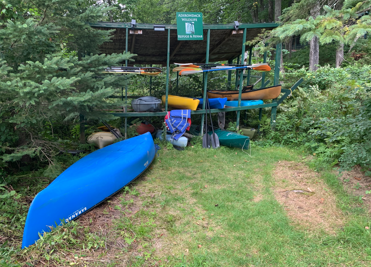 Canoes and kayaks rack